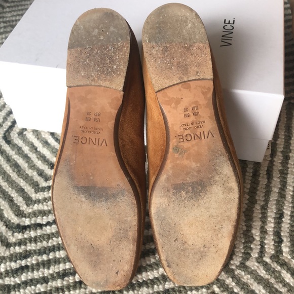 Vince Bray suede flats in cedar 36 - Picture 6 of 8